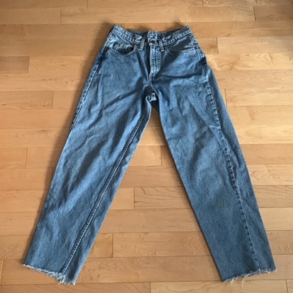 Levi's Blue straight Leg Jeans - Picture 8 of 9
